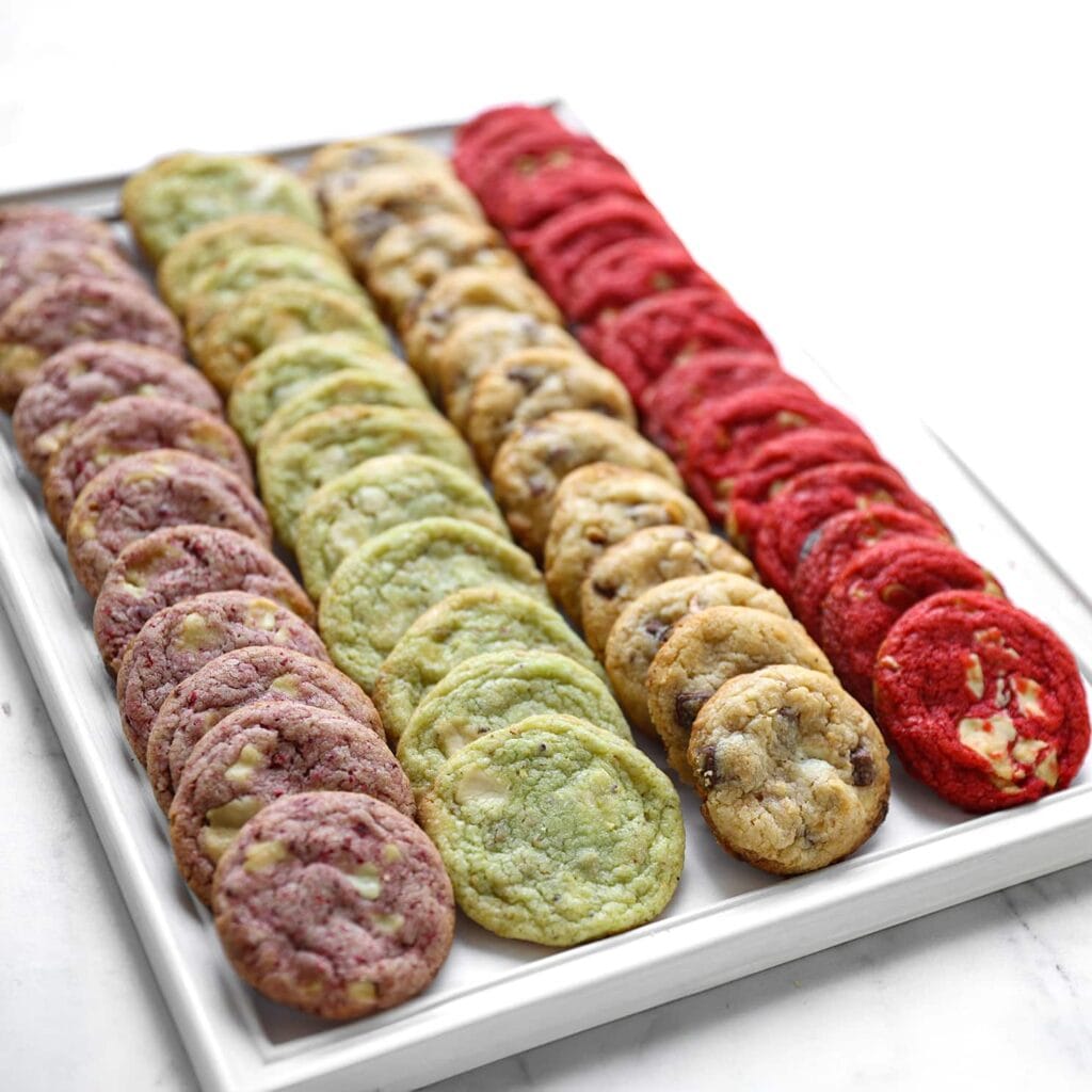 Laat de koekjes volledig afkoelen voordat je ze serveert.