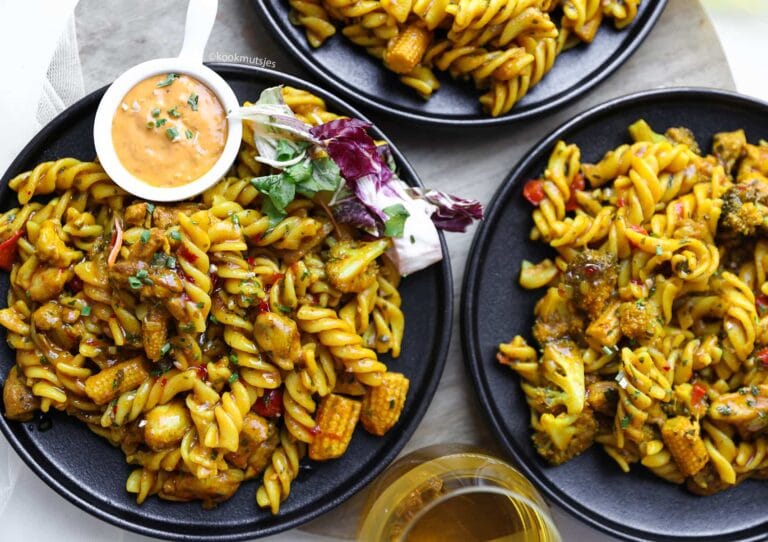 Fusilli met Kipcurry