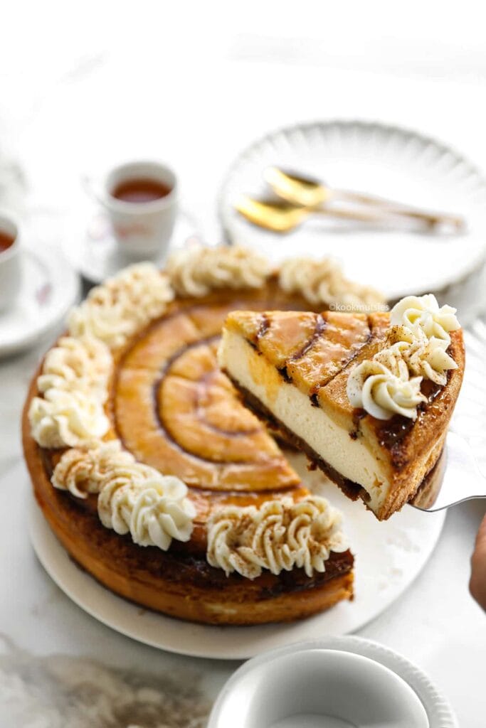 Cinnamon Cheesecake eindresultaat Kookmutsjes