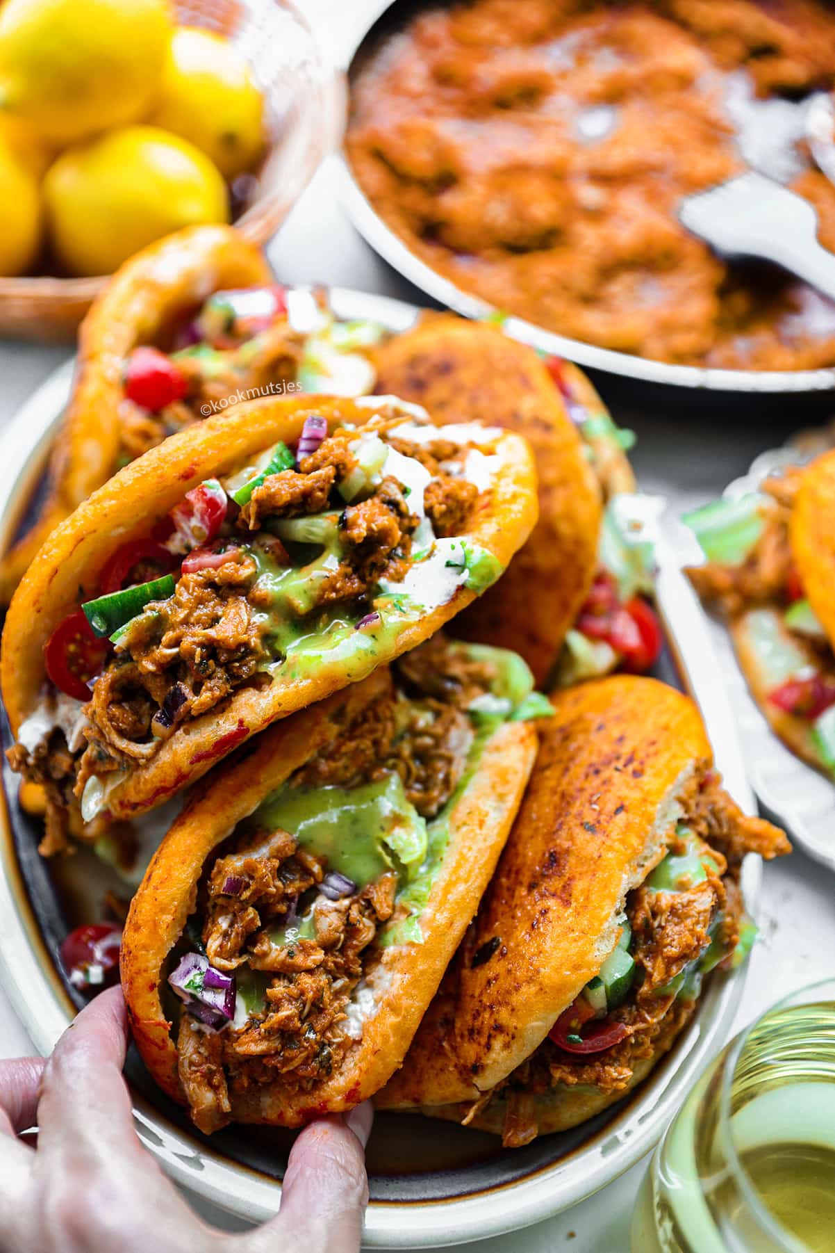 Kipbroodje eindresultaat Kookmutsjes