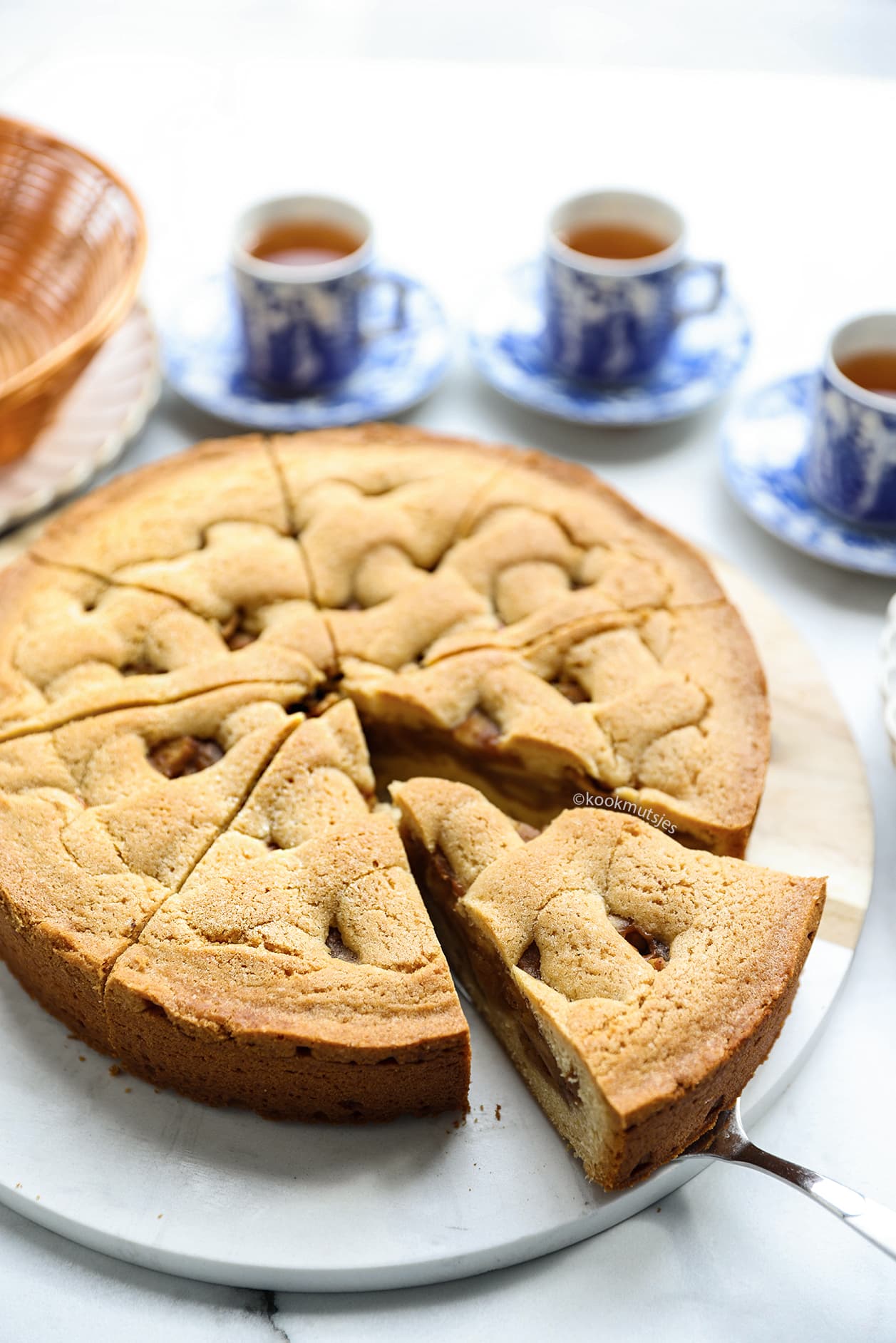 Makkelijk Appelcake eindresultaat Kookmutsjes