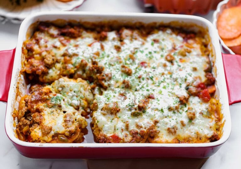 Sweet Potato Casserole With Ground Beef