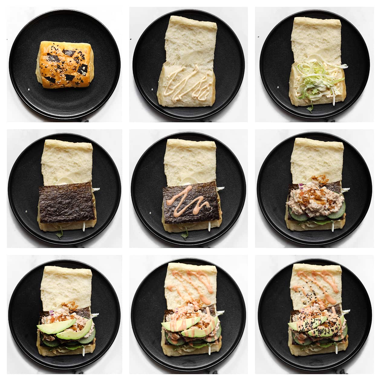 Broodjes vullen met het tonijnmengsel