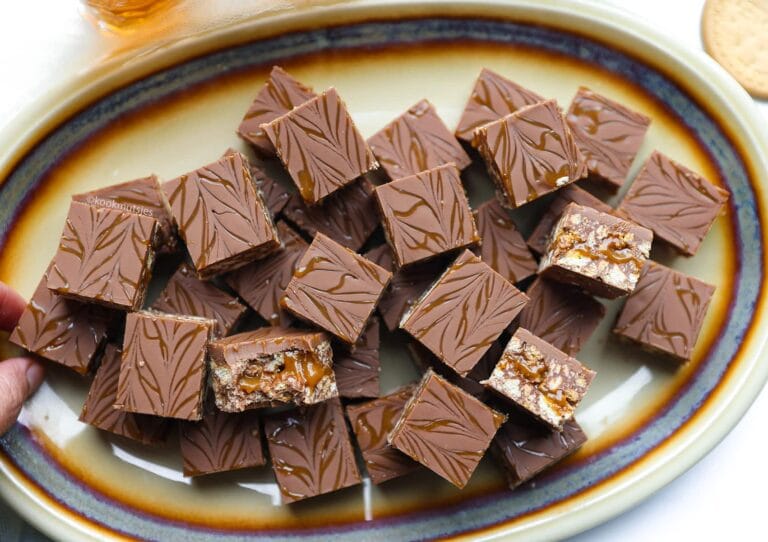 Chocolade Karamelkoek (No Bake)