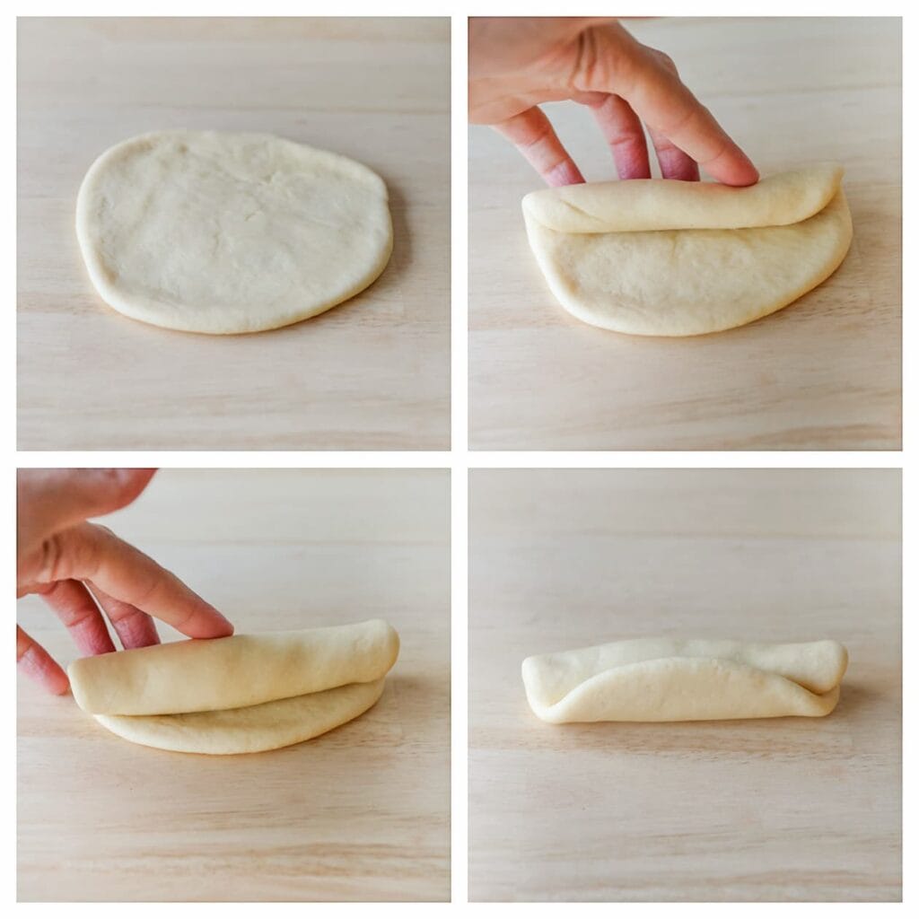 Rol het deeg vervolgens op tot een staaf.