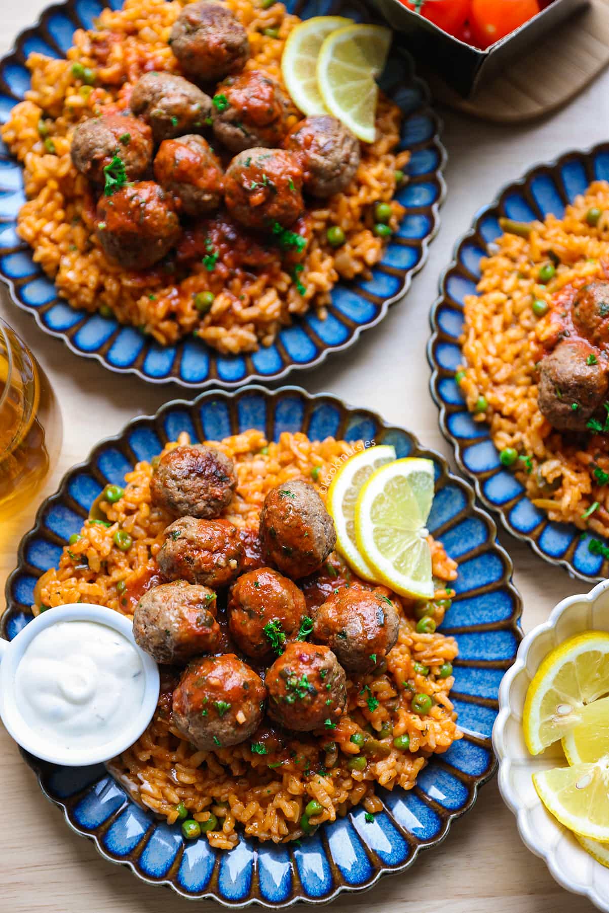 Rijst met Gehaktballen eindresultaat Kookmutsjes