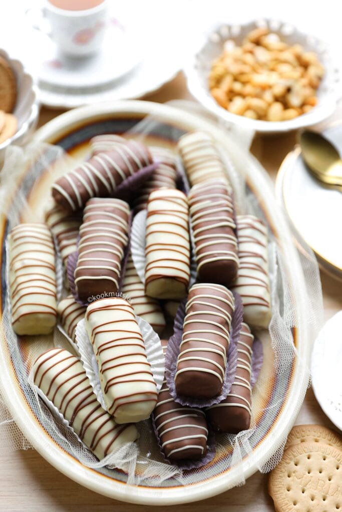 Pinda Karamel Koekjes No bake eindresultaat van Kookmutsjes