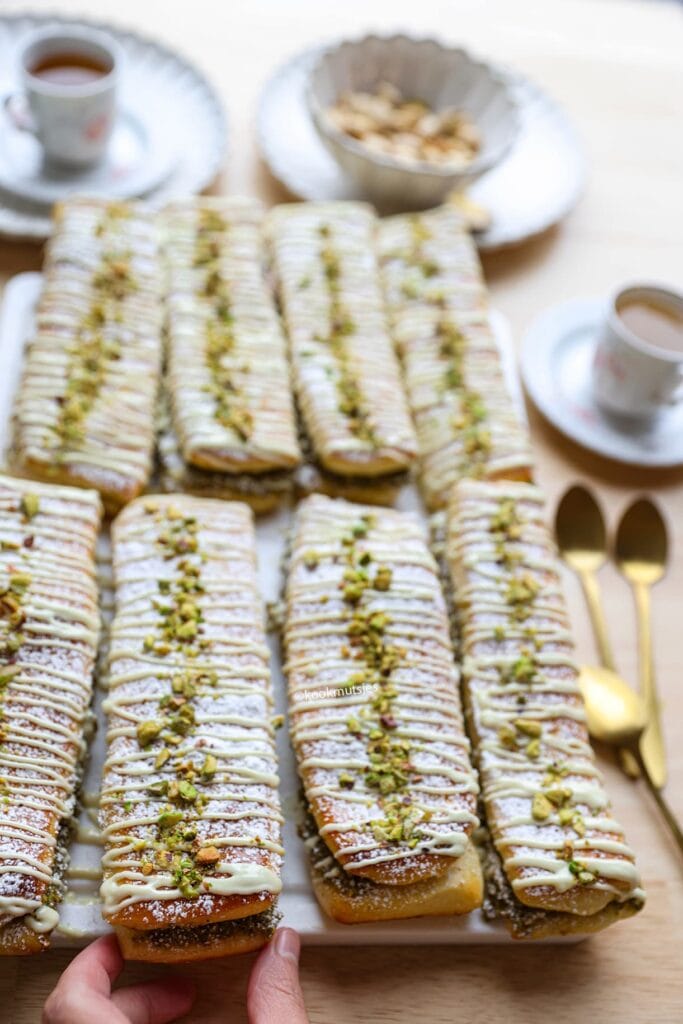 Pistachebroodjes eindresultaat Kookmutsjes