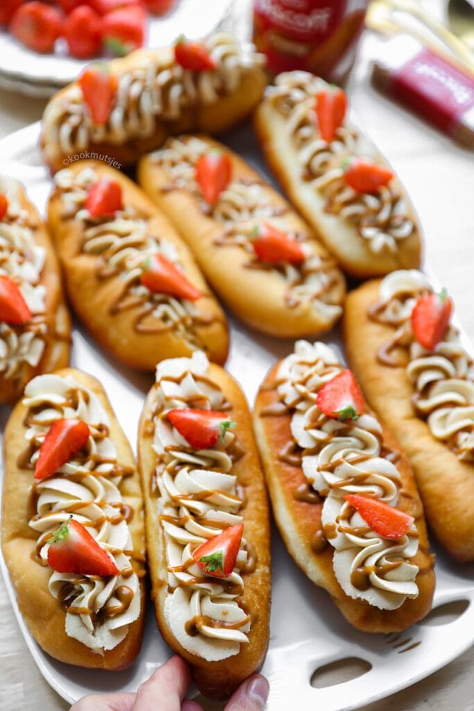 Speculoos gevulde donuts eindresultaat Kookmutsjes