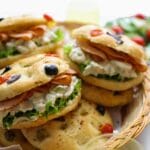 Focacciabroodjes gevuld met kip Kookmutsjes