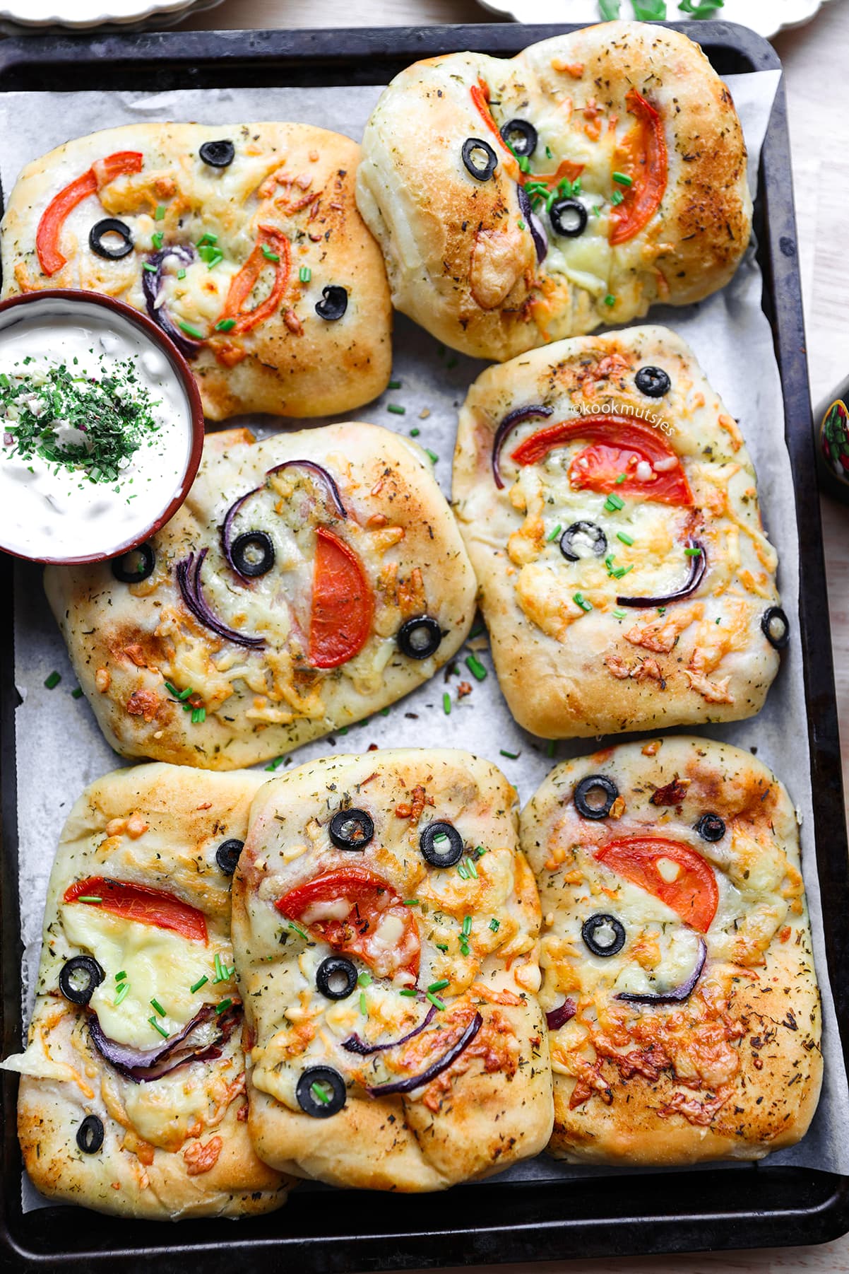 Italiaanse Zachte Broodjes eindresultaat kookmutsjes