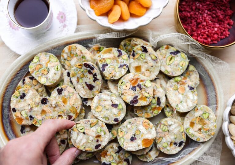 Chocolate Pistachio Salami (No Bake)