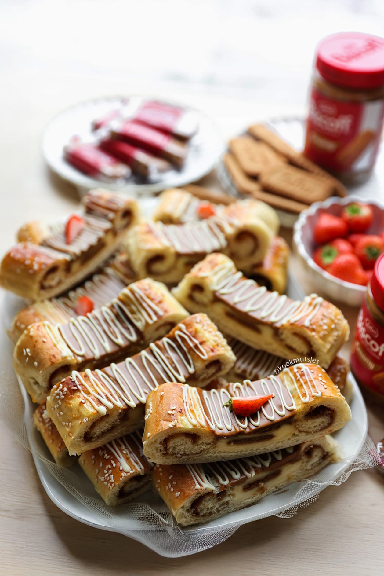 Speculoosbroodjes eindresultaat Kookmutsjes