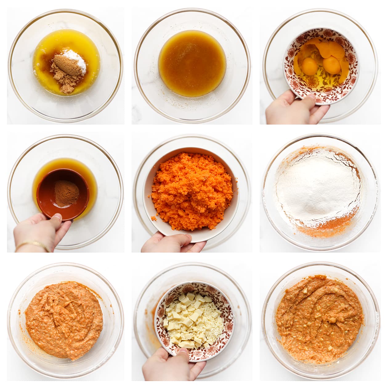 Beslag mengen in een kom tot een geheel