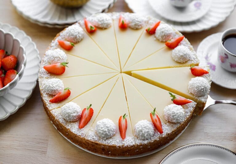 Blondie Cheesecake met Chocolade & Kokos