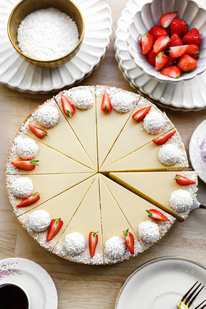 Blondies Cheesecake eindresultaat Kookmutsjes