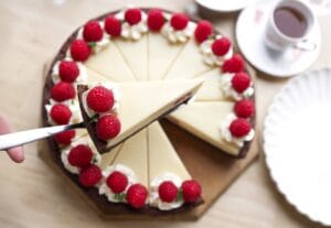 Brownie Frambozen Cheesecake Kookmutsjes