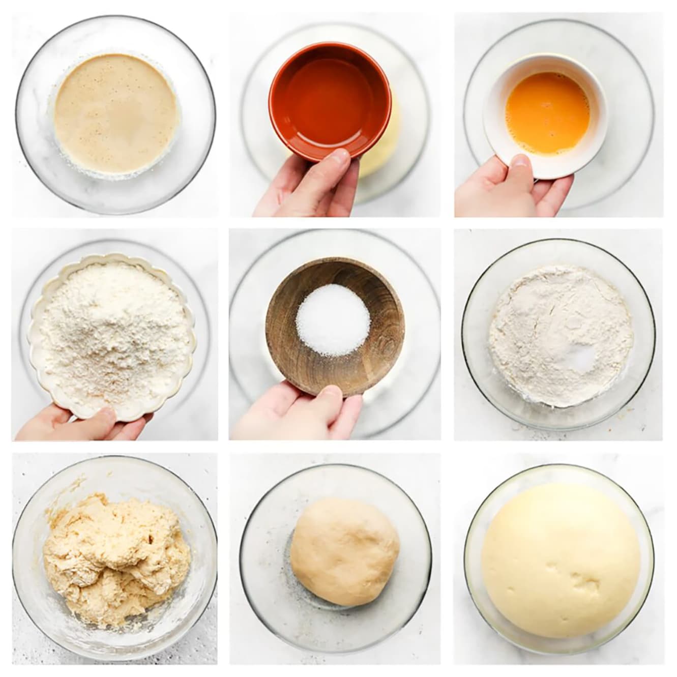 Deeg mengen en kneden