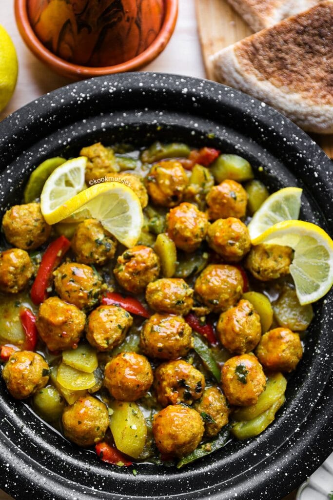 Kabeljauw tajine met aardappelschjifjes eindresultaat Kookmutsjes