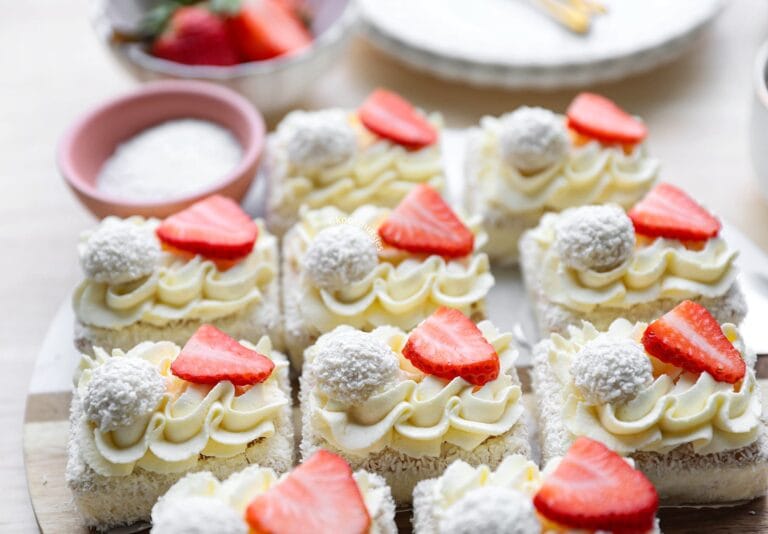 Aardbeien Chocolade Dessert (No Bake)