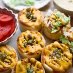 Zachte gevulde broodjes met gehakt Kookmutsjes