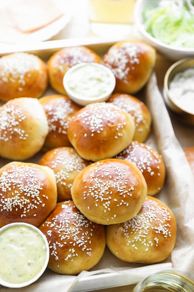 Big Mac Broodjes eindresultaat van Kookmutsjes