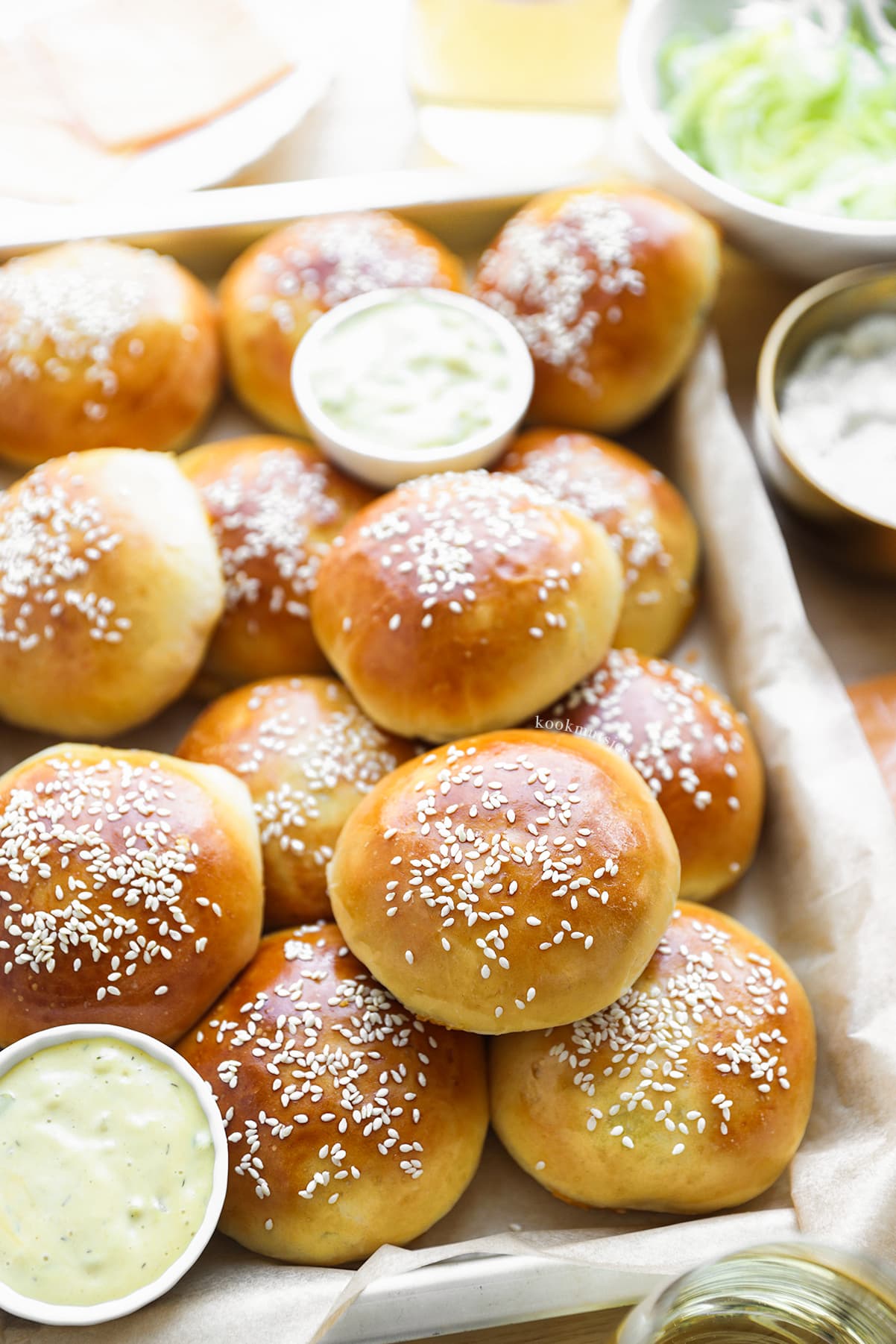 Big Mac Broodjes eindresultaat van Kookmutsjes