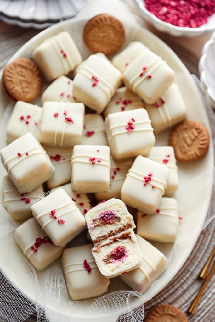 Cheesecake bites eindresultaat van kookmutsjes