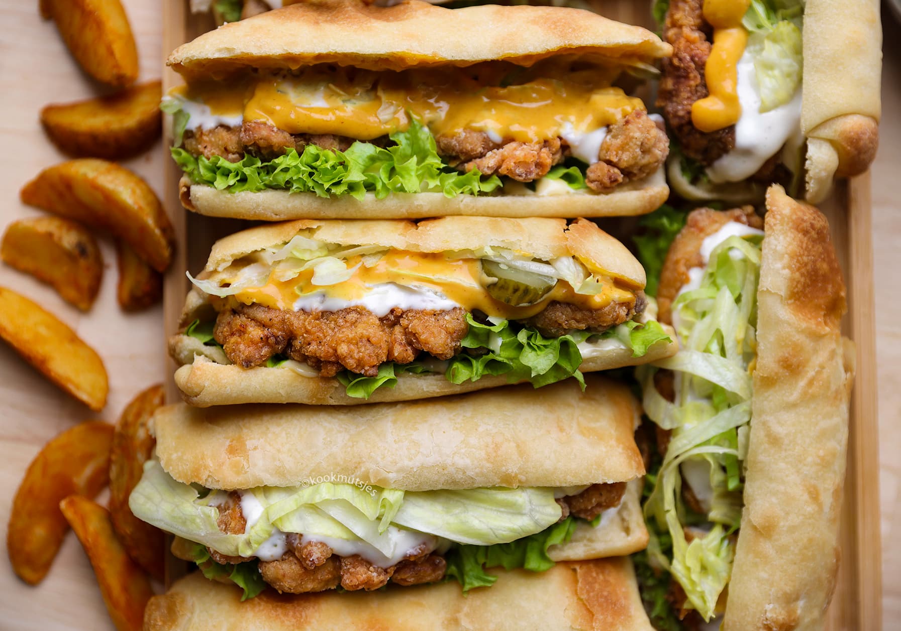 Crunchy Kipbroodjes Kookmutsjes