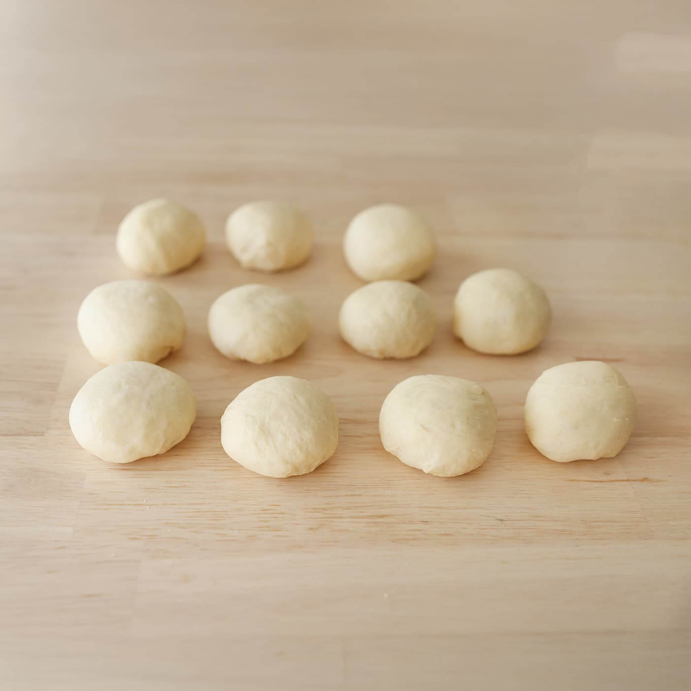 Deeg verdelen door 11 gelijke stukken