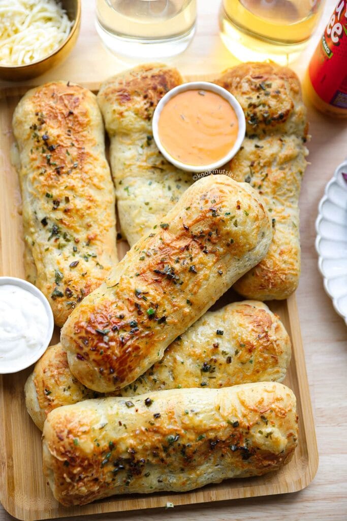 Kip alfredo broodjes eindresultaat Kookmutsjes