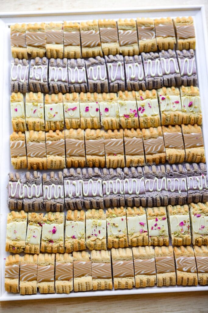 Koekjes op drie manieren eindresultaat Kookmutsjes