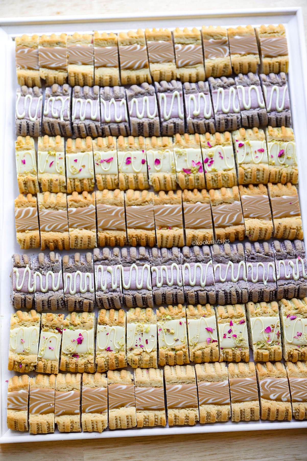 Koekjes op drie manieren eindresultaat Kookmutsjes