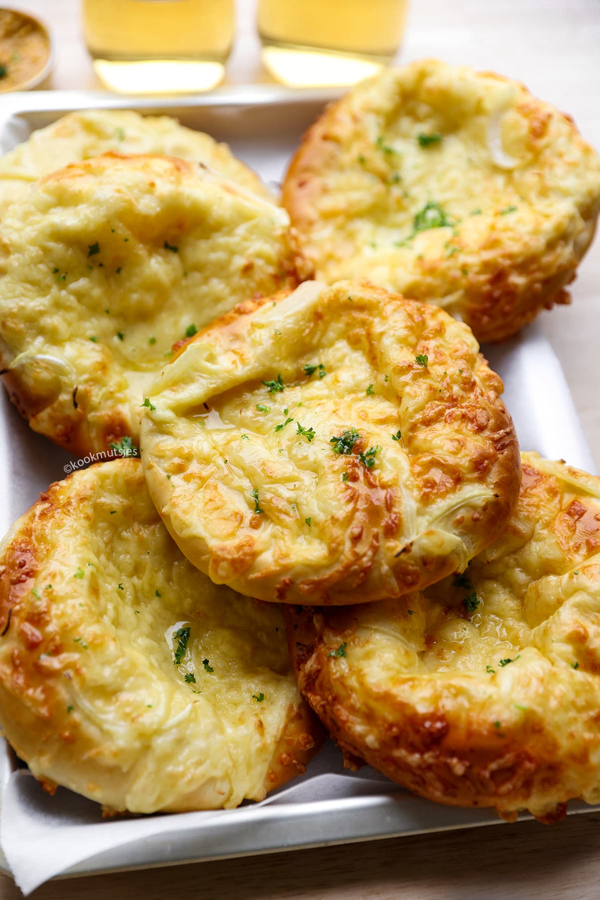 Makkelijke Kaasbroodjes eindresultaat Kookmutsjes