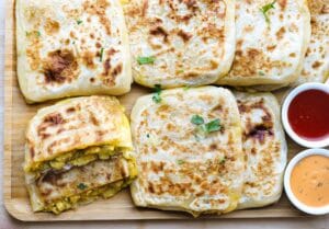 Msmen gevuld met Kip Kookmutsjes