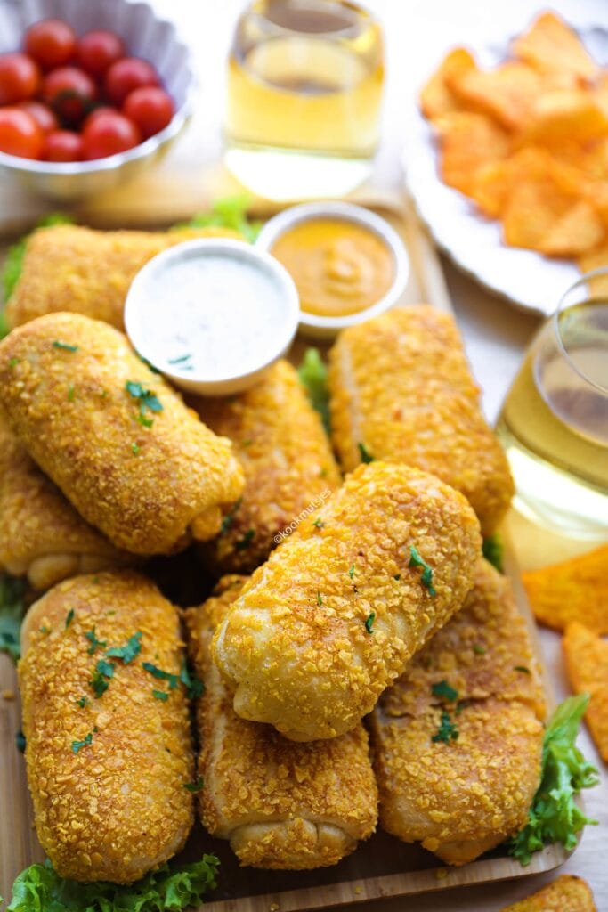 Nachos Gehaktbroodjes eindresultaat Kookmutsjes