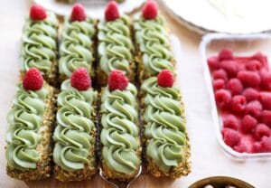 Pistache Gebakjes No bake Kookmutsjes