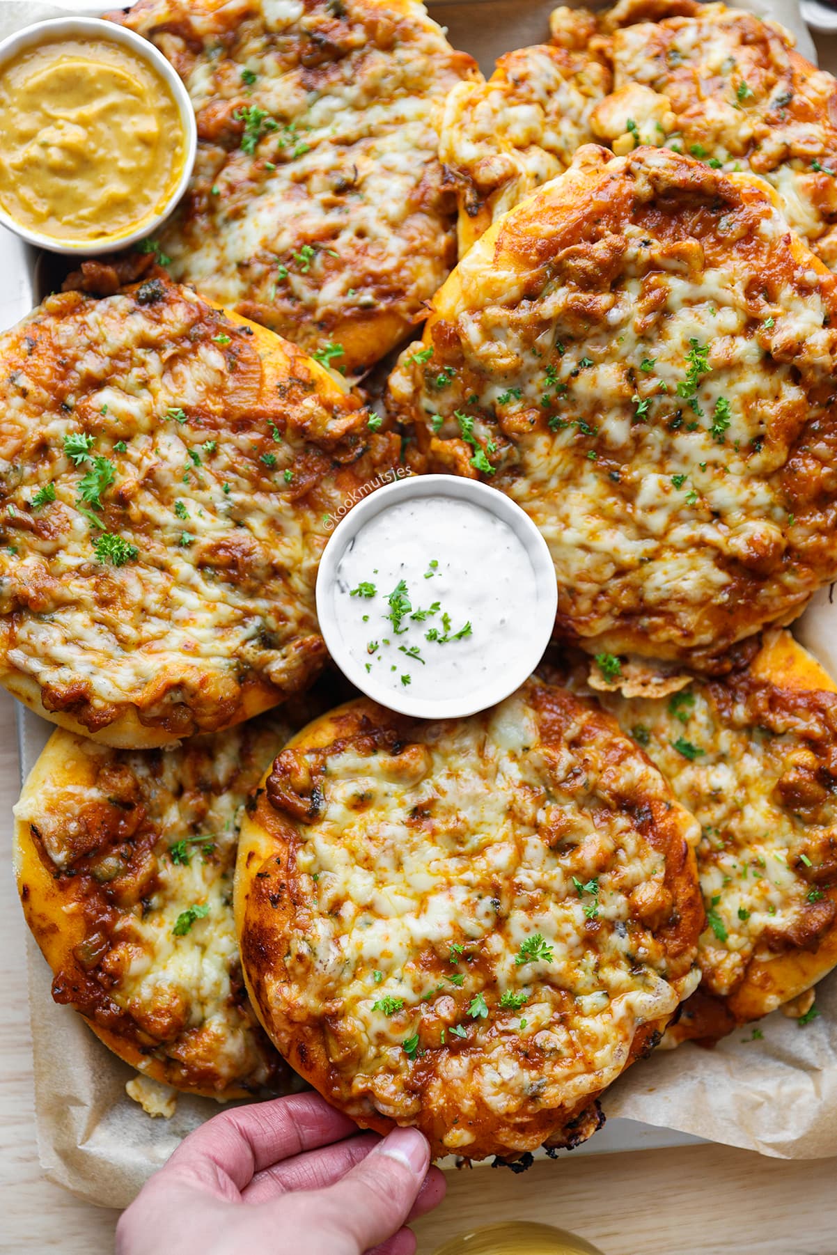 Pizza Kip Curry eindresultaat Kookmutsjes