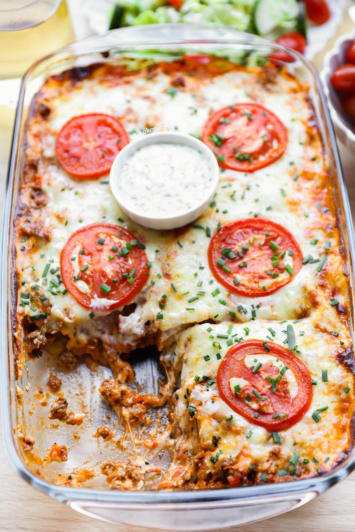 Aardappelgehakt ovenschotel eindresultaat Kookmutsjes