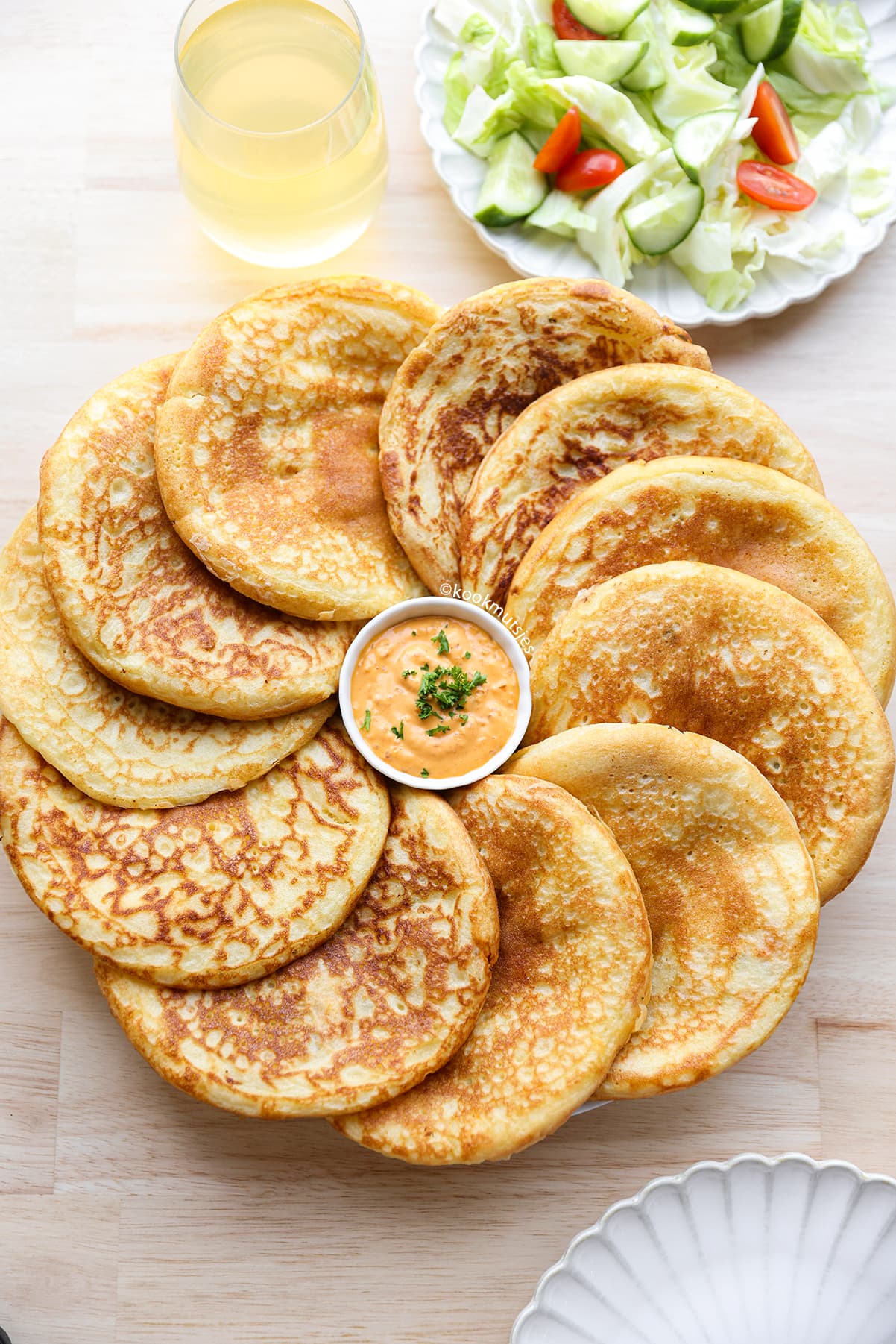 Mkhanfer met Kip eindresultaat Kookmutsjes