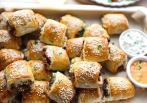 Ricotta-Gehakt Bladerdeeghapjes Kookmutsjes