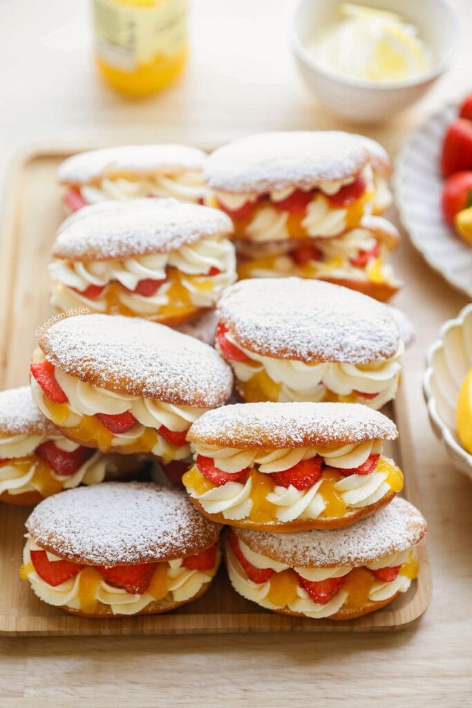 Citroen Donuts eindresultaat Kookmutsjes