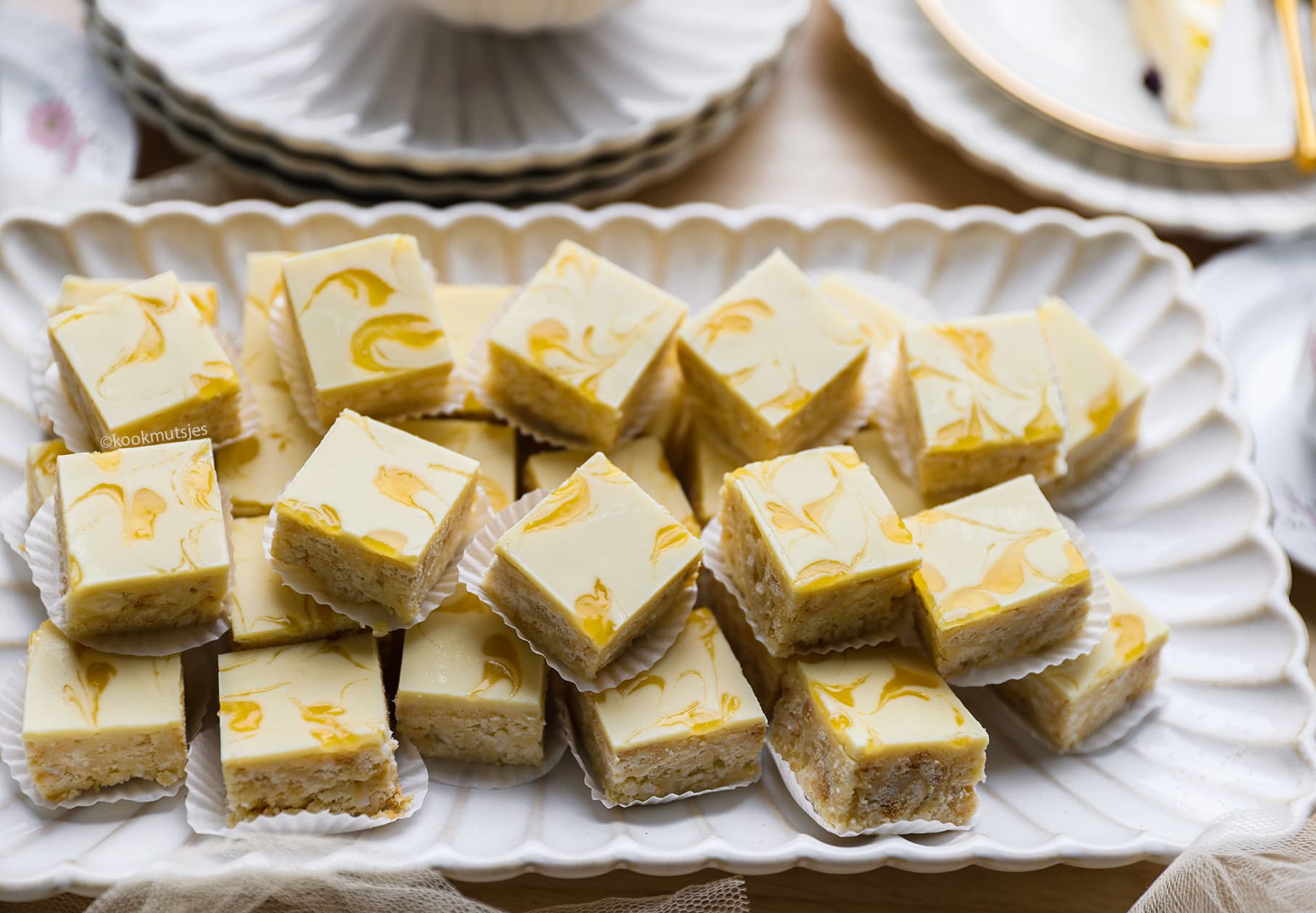Lemonkoekjes met witte chocolade Kookmutsjes