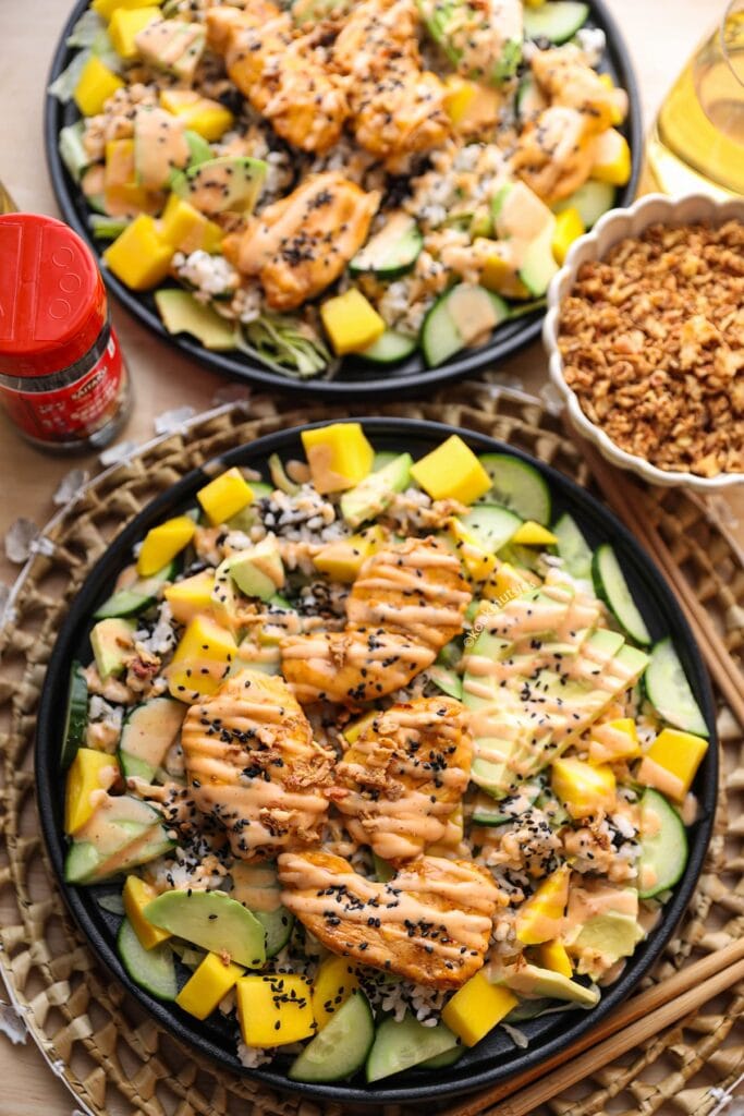 Rijst met Kip Dynamite eindresultaat Kookmutsjes