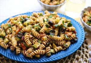 Fusilli Salade met Groenten Kookmutsjes