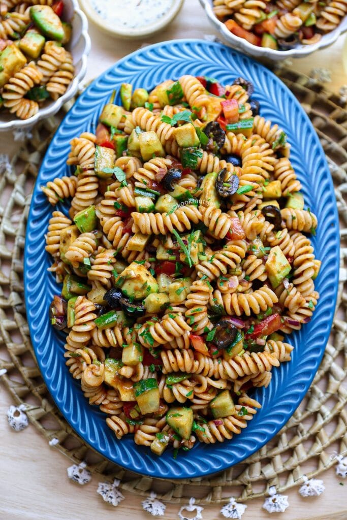 Fusilli Salade met Groenten eindresultaat Kookmutsjes