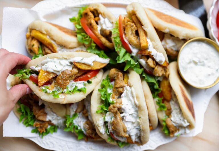 Bread Chicken Gyros