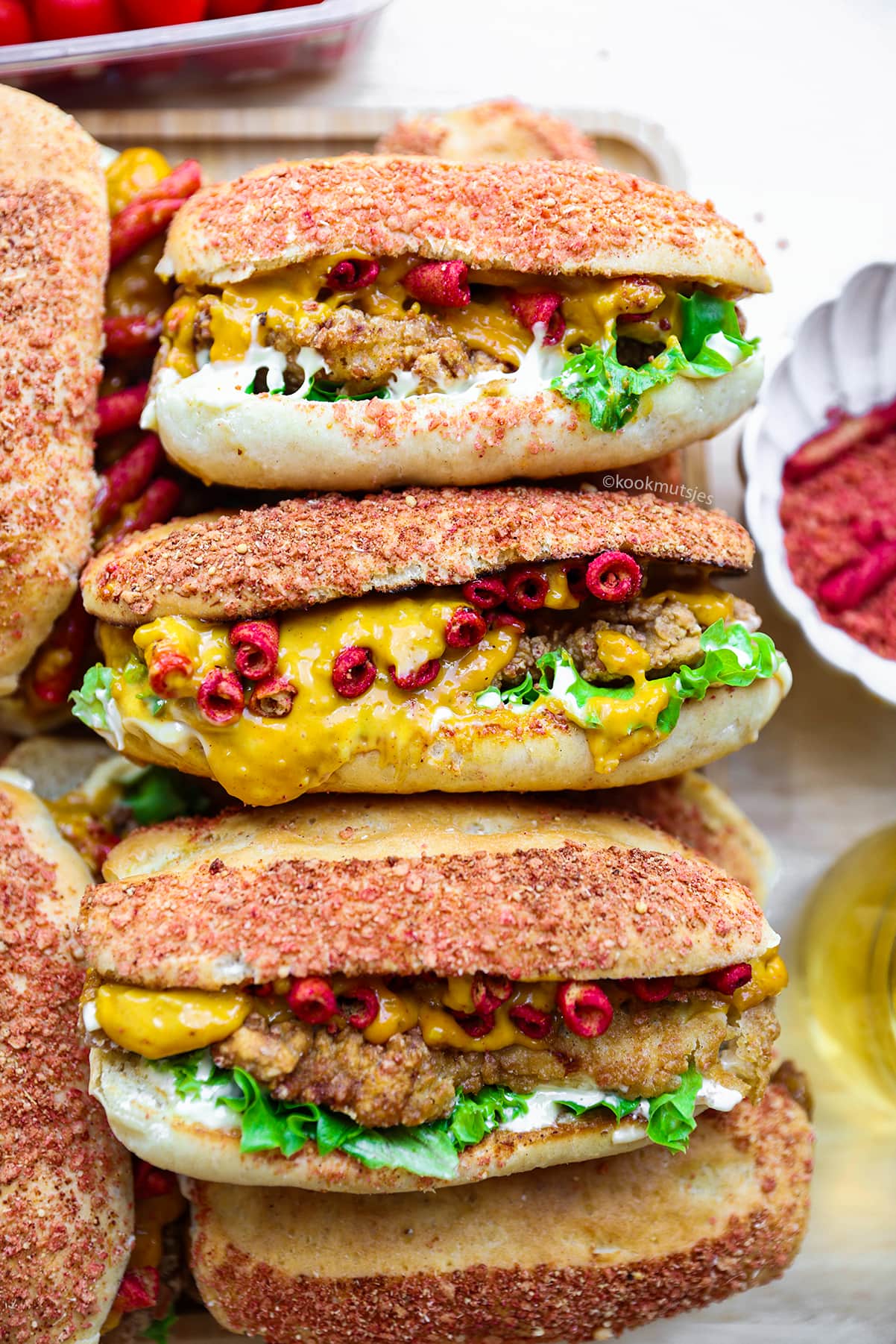 Takis Kipburger Kookmutsjes eindresultaat Kookmutsjes