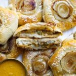 Cheese onion Gehaktbroodjes Kookmutsjes