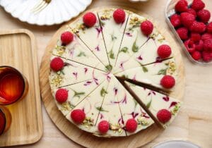 Pistache Raspberry Cheesecake Kookmutsjes